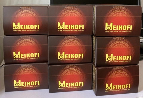 Cà phê thực dưỡng sức khỏe sáng tạo Heikofi - Hộp 10 gói 18gram