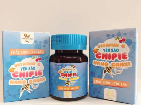 Vitamin C Yến Sào Chipie Nano Canxi (hộp 30g)